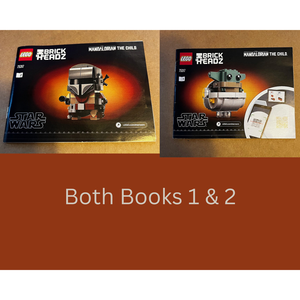 LEGO 75317 Star Wars Instruction Manual ONLY Mandalorian The Child Books 1 & 2